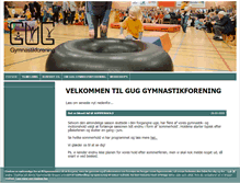 Tablet Screenshot of guggymnastikforening.dk